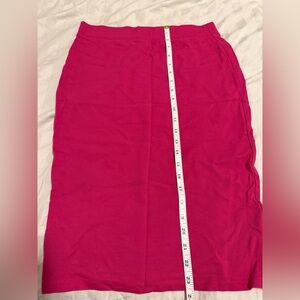 Iris Vibrant Pink Pencil Skirt